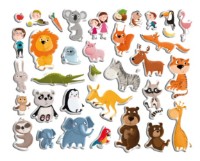 Развивающий набор Dodo Magnetic Zoo 200207 фото №3 — интернет-магазин Desire.md