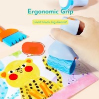 Set de desen pentru copii Mideer Finger Painting Tools Set (MD6301) imaginea #2 — magazin online Desire.md