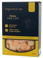 Snackuri pentru câini Fitmin For Life Mini Biscuits with Vitamins 180g