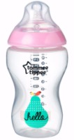 Бутылочка для кормления Tommee Tippee Closer to Nature Hello 3m+ 340ml (TT0035) фото №1 — интернет-магазин Desire.md