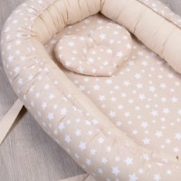 Cuib pentru bebelúș Veres Smiling Animals Beige (450.16) imaginea #4 — magazin online Desire.md