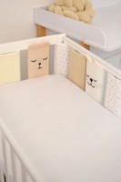 Protectie laterala pentru patut Veres Summer Kitty Beige (154.05.14)