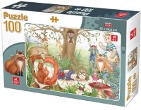 Puzzle Deico 100 Wild Animals (076519) imaginea #1 — magazin online Desire.md