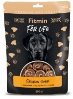 Snackuri pentru câini Fitmin For Life Treat Chicken Sushi 200g