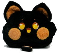 Pernă-plapuma pentru bebeluși ShopShop Cat Black/Brown