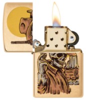 Brichetă Zippo 48519 204B Wild West Skeleton Design imaginea #2 — magazin online Desire.md