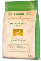 Hrană uscată pentru câini Fitmin Maintenance Mini Lamb & Rice 2.5kg