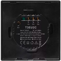 Întrerupător smart Sonoff Smart Wall Switch TX Series 2 Gang EU Wi-Fi Black (T3EU2C) imaginea #3 — magazin online Desire.md