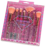 Pensule de machiaj Sweet Beauty 7pcs Pink imaginea #1 — magazin online Desire.md