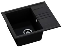 Chiuvetă de bucătărie SanDonna Alina 590 Black Metallic VOR58910 imaginea #2 — magazin online Desire.md