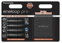 Baterie Set baterii Panasonic Eneloop 2000mAh 4cs (BK-3MCDE/4CP+ Case)