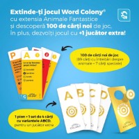 Joc educativ de masa D-Toys Word Colony Extensia Animale Fantastice (079107) imaginea #3 — magazin online Desire.md