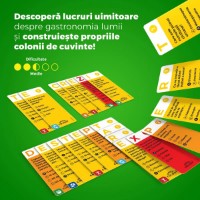 Joc educativ de masa D-Toys Word Colony Extensia Gastronomia pe Mapamond (079114) imaginea #4 — magazin online Desire.md