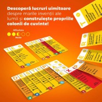 Joc educativ de masa D-Toys Word Colony Extensia Inventii si Inventatori (079138) imaginea #4 — magazin online Desire.md