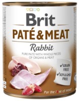 Hrană umedă pentru câini Brit Pate & Meat Rabbit 800g imaginea #1 — magazin online Desire.md