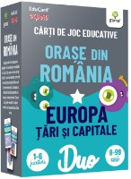 Настольная игра Gama Carti de joc educative. Orase din Romania • Europa: Tari si capitale (5948492861547)