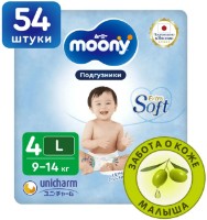 Подгузники Moony Extra Soft L 54pcs