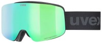 Лыжные очки Uvex Pwdr FM Black Matt/Green фото №1 — интернет-магазин Desire.md