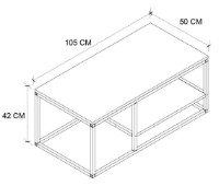 Журнальный столик Bofigo 22-03-01 White фото №3 — интернет-магазин Desire.md