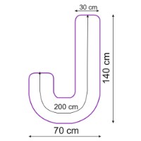 Подушка для беременных PernaMea J фото №2 — интернет-магазин Desire.md