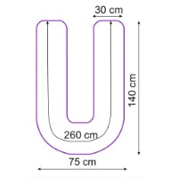 Подушка для беременных PernaMea U фото №2 — интернет-магазин Desire.md
