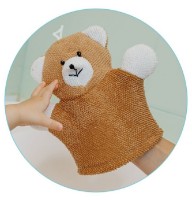 Manusa de baie Roxy Kids Baby Bear (RBS-002) imaginea #2 — magazin online Desire.md