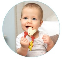 Inel gingival Roxy Kids Bunny Coral (RBT-001R) imaginea #4 — magazin online Desire.md