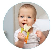 Inel gingival Roxy Kids Bunny Green (RBT-001GN) imaginea #3 — magazin online Desire.md