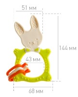 Inel gingival Roxy Kids Bunny Green (RBT-001GN) imaginea #4 — magazin online Desire.md