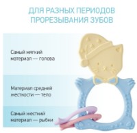 Inel gingival Roxy Kids Meow Blue (RMT-001) imaginea #3 — magazin online Desire.md