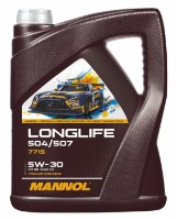 Моторное масло Mannol Longlife 504/507 5W-30 7715 4L