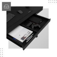 Masa de birou Mark Adler Leader 8.2 Black imaginea #5 — magazin online Desire.md