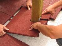 Резиновая плитка для игрового комплекса PlayPark 30mm фото №5 — интернет-магазин Desire.md