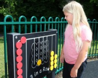 Panou interactiv PlayPark 3-in-ROW Black imaginea #2 — magazin online Desire.md