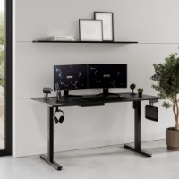 Masa de birou Sense7 Nojo 140x70 Black imaginea #9 — magazin online Desire.md