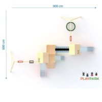 Complex de joacă PlayPark Bridge+Swing imaginea #5 — magazin online Desire.md