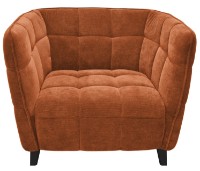 Кресло Deco W310G Velvet Orange фото №2 — интернет-магазин Desire.md