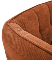 Кресло Deco W310G Velvet Orange фото №5 — интернет-магазин Desire.md