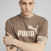 Tricou bărbătesc Puma Ess No. 1 Logo Tee (S) Totally Taupe, s.XL imaginea #3 — magazin online Desire.md