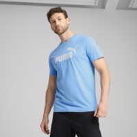 Tricou bărbătesc Puma Ess No. 1 Logo Tee (S) Team Light Blue, s.L imaginea #2 — magazin online Desire.md
