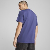 Tricou bărbătesc Puma Ess Small No. 1 Logo Tee (S) Blue Crystal, s.S imaginea #3 — magazin online Desire.md