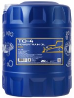 Ulei de transmisie auto Mannol TO-4 Powertrain Oil SAE 10W 2601 20L
