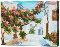 Картина по номерам Art Gallery Econom Белые дома Санторини GX44160 фото №1 — интернет-магазин Desire.md