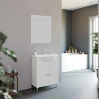 Комплект мебели для ванной Savinidue Best 55 156x55x28cm фото №5 — интернет-магазин Desire.md