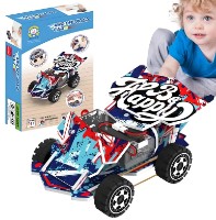 Puzzle 3D-constructor ShopShop Four Wheels Kart B106B