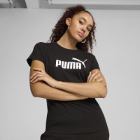 Tricou de dame Puma Ess No. 1 Logo Tee Puma Black, s.M (68237001) imaginea #2 — magazin online Desire.md
