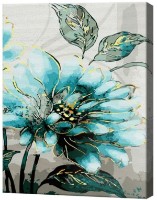 Tablou pe numere Art Gallery Econom Floarea turcoaz EX7961 imaginea #1 — magazin online Desire.md