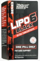 Жиросжигатель Nutrex Lipo 6 Black Ultra Concentrate 60cap фото №1 — интернет-магазин Desire.md