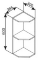 Bucatarie modulara Ambianta Iris 300 PS Bardolino imaginea #2 — magazin online Desire.md
