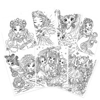 Carte de colorat pentru copii Nebulous Stars 11138. imaginea #3 — magazin online Desire.md